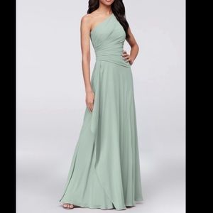 David’s Bridal - Dusty Sage Bridesmaid Dress